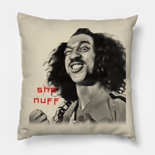 sho nuff visual art Pillow