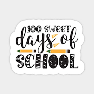 100 Sweet Days Of School Magnet