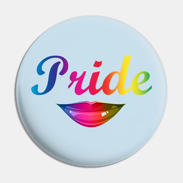 LGBT Pride rainbow color Pin by aleo