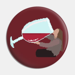 WINE WOMAN Pin