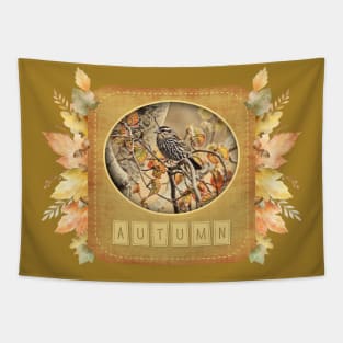 Autumn - Female Red-Winged Blackbird Tapestry