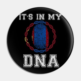 Mongolia  It's In My DNA - Gift for Mongolian From Mongolia Pin