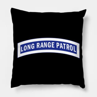 Tab - Long Range Patrol - Blue - White Pillow