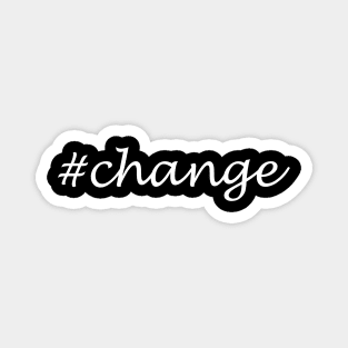 Change Word - Hashtag Design Magnet