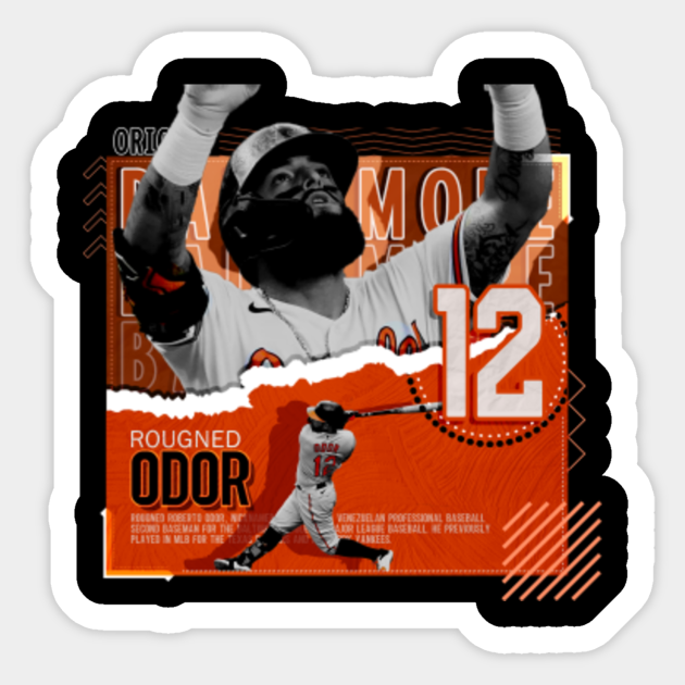 Rougned Odor Baseball Paper Poster Orioles Rougned Odor