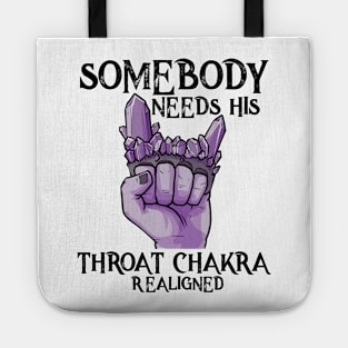 Yoga Chakra Brass Knuckles Funny Meditation Zen Statement Tote