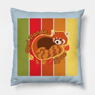 Red Panda Love 2.0 Pillow