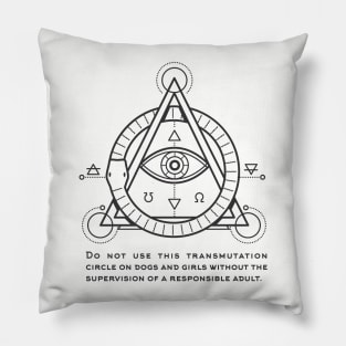 Transmutation circle Pillow