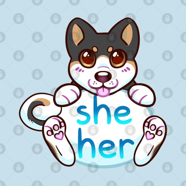 Doggy Pronouns - She/Her by leashonlife