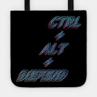 CTRL+ALT+DEFEND (Colorfull): A Cybersecurity Design Tote