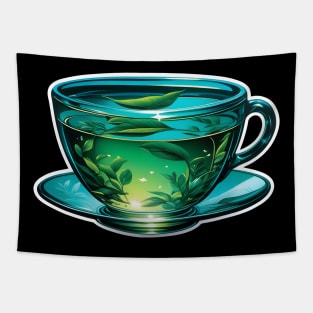 Green tea cup Tapestry