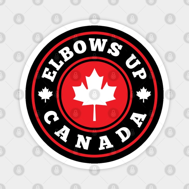 Elbows-Up Magnet by Creatifly Graphic Tees
