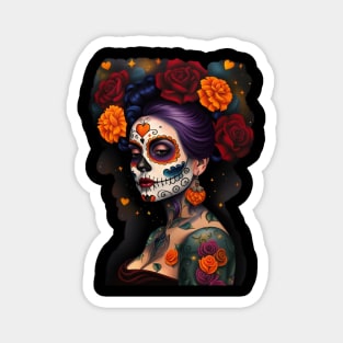 Colorful Catrina Magnet