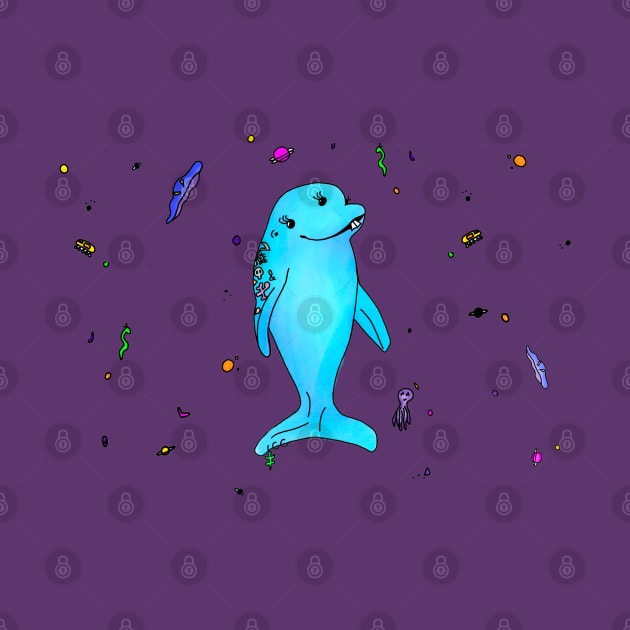 Teenage Space Dolphin by Rachel Kenaston