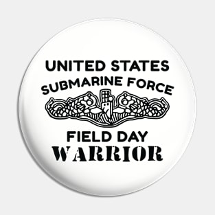 U.S. Submarine Force Field Day Warrior Pin