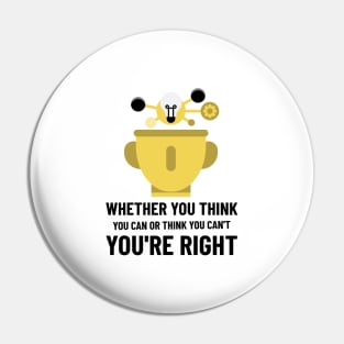 Think - Law Of Attraction Pin