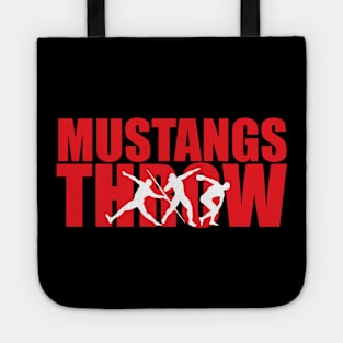 Mustangs Throw Tee Tote