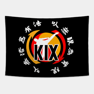 KIX Martial Arts Logo Back Shirt Tapestry