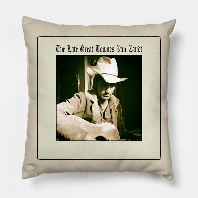 townes Pillow by RisingAboveBedlam