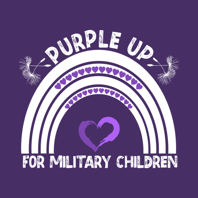 Purple Up For Military Kids - Month of the Military Child 2023 by PraiseArts 