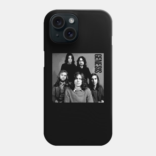 Invisible Touch of Mike Rutherford - Feel the Music on This Genesis T-Shirt Phone Case by Silly Picture