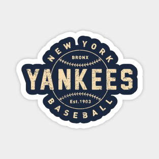 Vintage New York Yankees 4 by Buck Tee Magnet