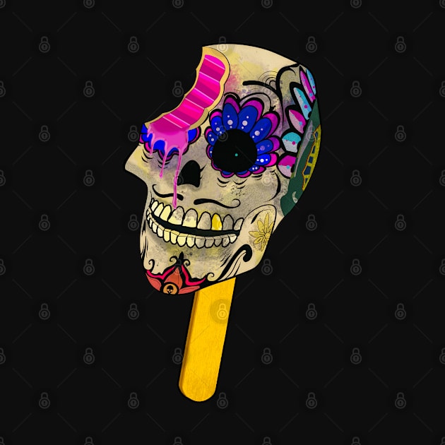 Calavera - Sugar Skull Ice cream by tycq