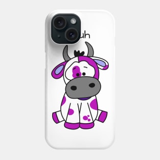 purple Cow Muh Doodle Phone Case