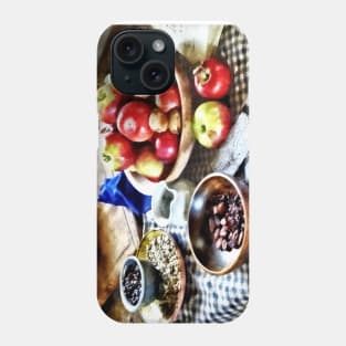 Food - Apples And Nuts Phone Case