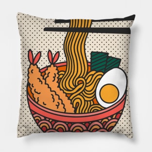 Delicious Noodle Lover Ramen Bowl Pillow