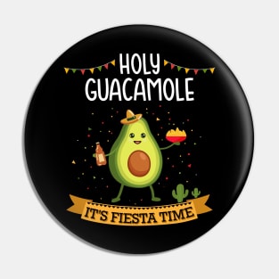 Holy guacamole with avocado for Cinco de Mayo fiesta time Pin