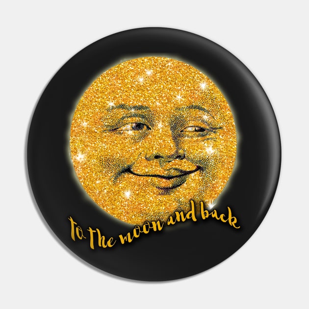 To the Moon and Back Pin by Scarebaby