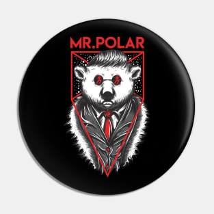 Mr. polar bear Pin