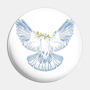 The Dove of Peace | Support Ukraine Pin