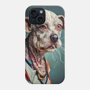 Crazy old wondering hound dog Phone Case