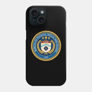 Bureau of Potions, Spells and Wands ATF Parody Phone Case