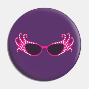 Magenta Glasses Edna Pin