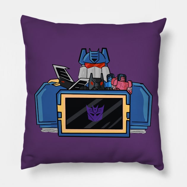 soundwave Pillow by inkpocket