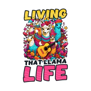 Llama Lover Shirt | Living Llama Life T-Shirt