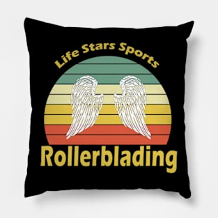 Sports Rollerblading Pillow