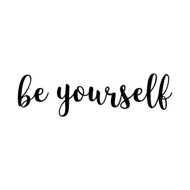 Be yourself self-esteem by jeune98