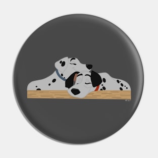 Dalmation Snuggles Pin