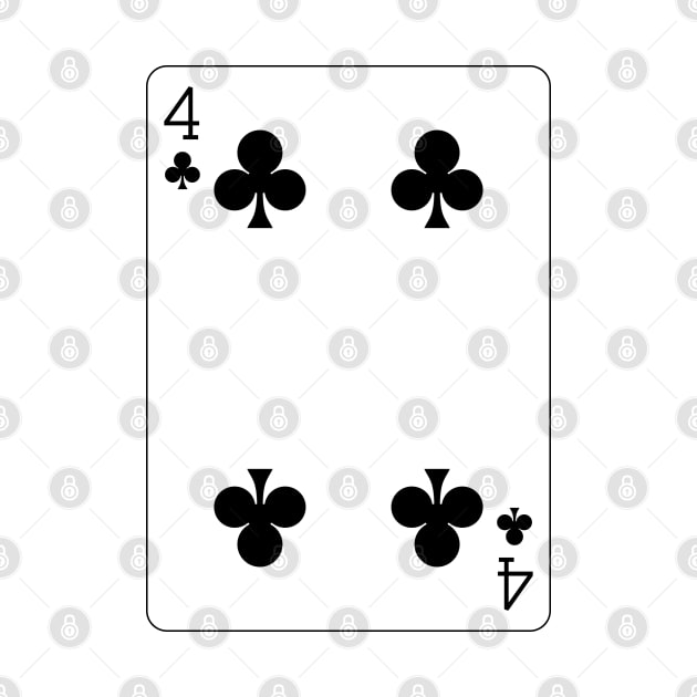 4 of Clubs by Ziggy's