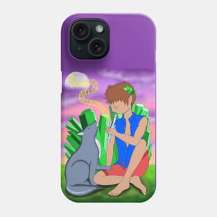 Fairy and wolf friend Phone Case