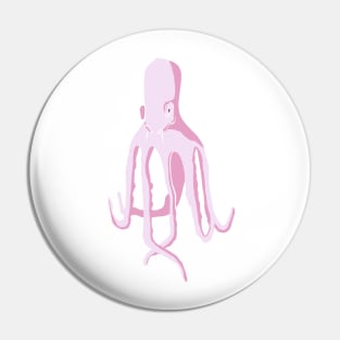 Pink Octopus Pin