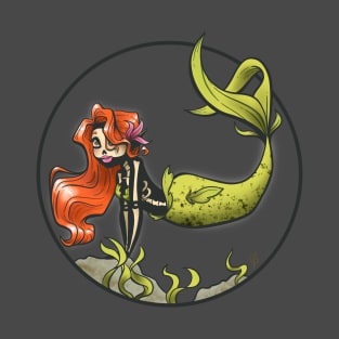 Creepy Cute Halloween Mermaid T-Shirt
