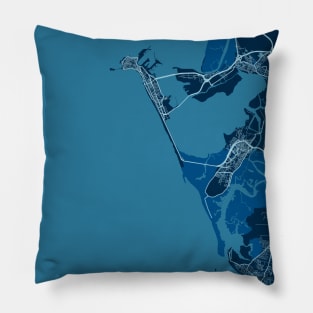 Cadiz - Spain Peace City Map Pillow