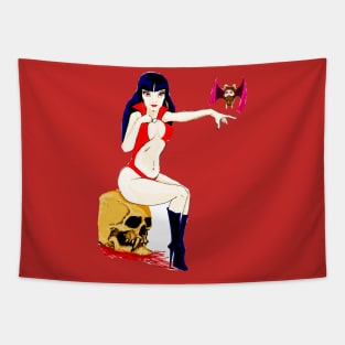 Vampirella goth Tapestry