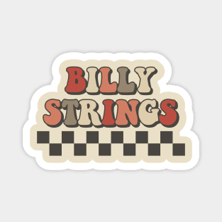 Billy Strings Checkered Retro Groovy Style Magnet