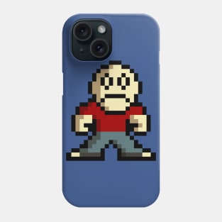 8 bit LDB -- Blue Bomber Phone Case